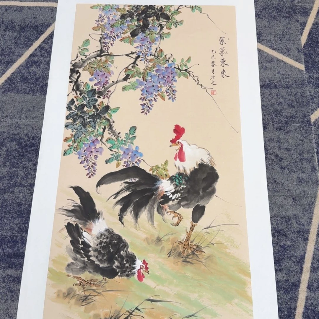 国画国画作品山水花鸟