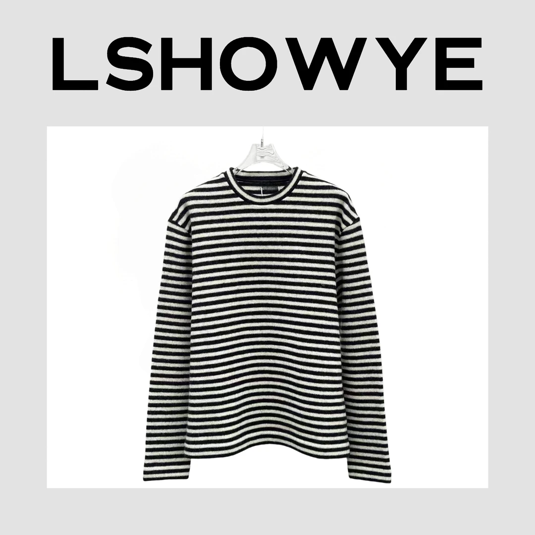LSHOWYE｜羊毛条纹毛衣m4212
