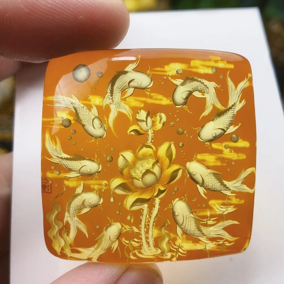 【闪购商品】金珀吊坠(不含链)未镶嵌