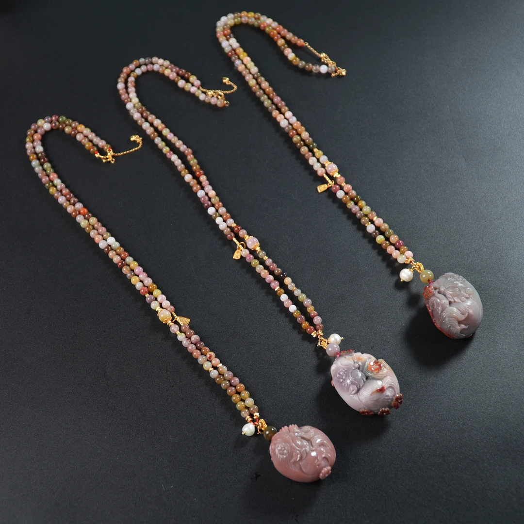 【老掌柜】盐源玛瑙项链/多样性发货 发一件 5W030702