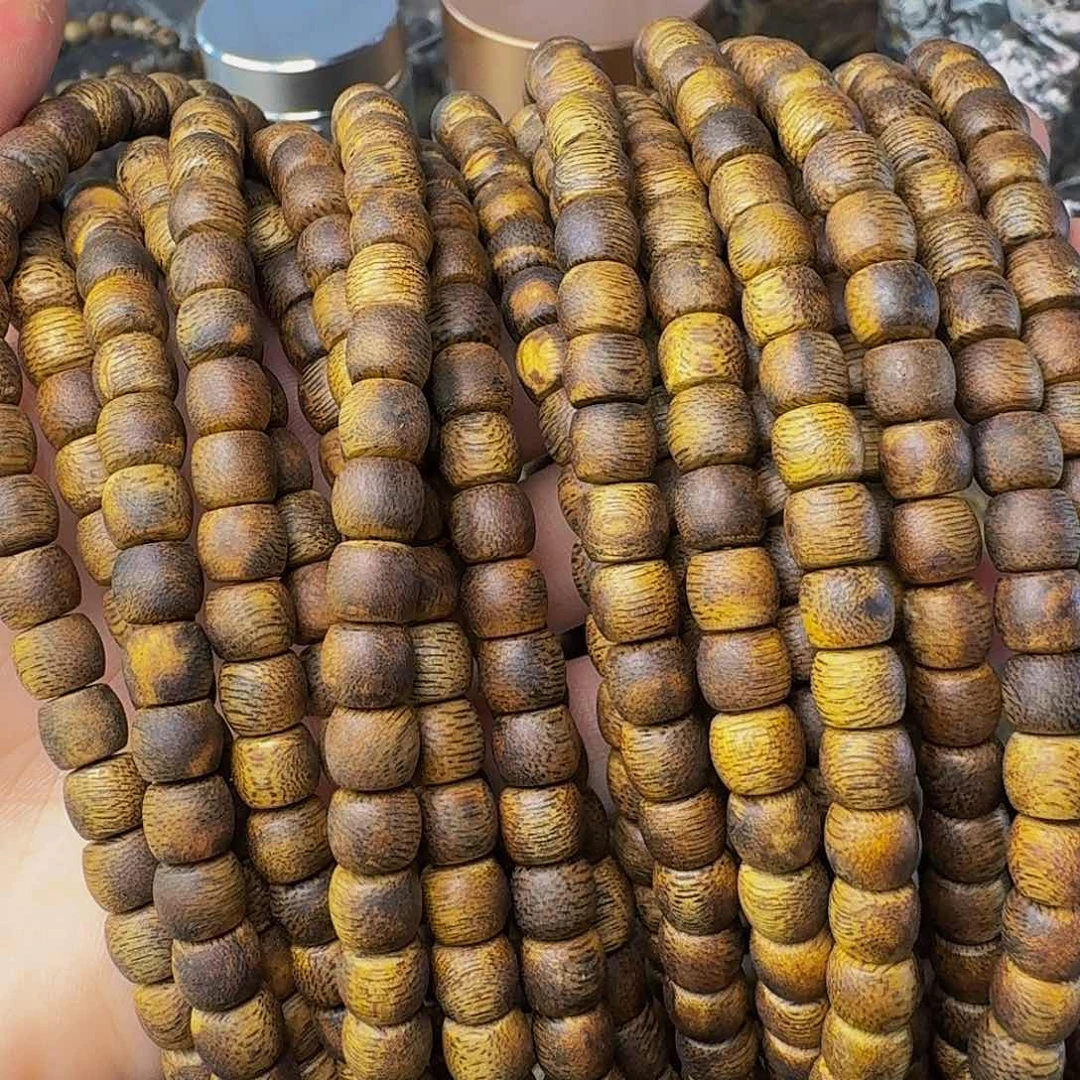 沉香手串陆河老型鼓珠卡七多样性发一