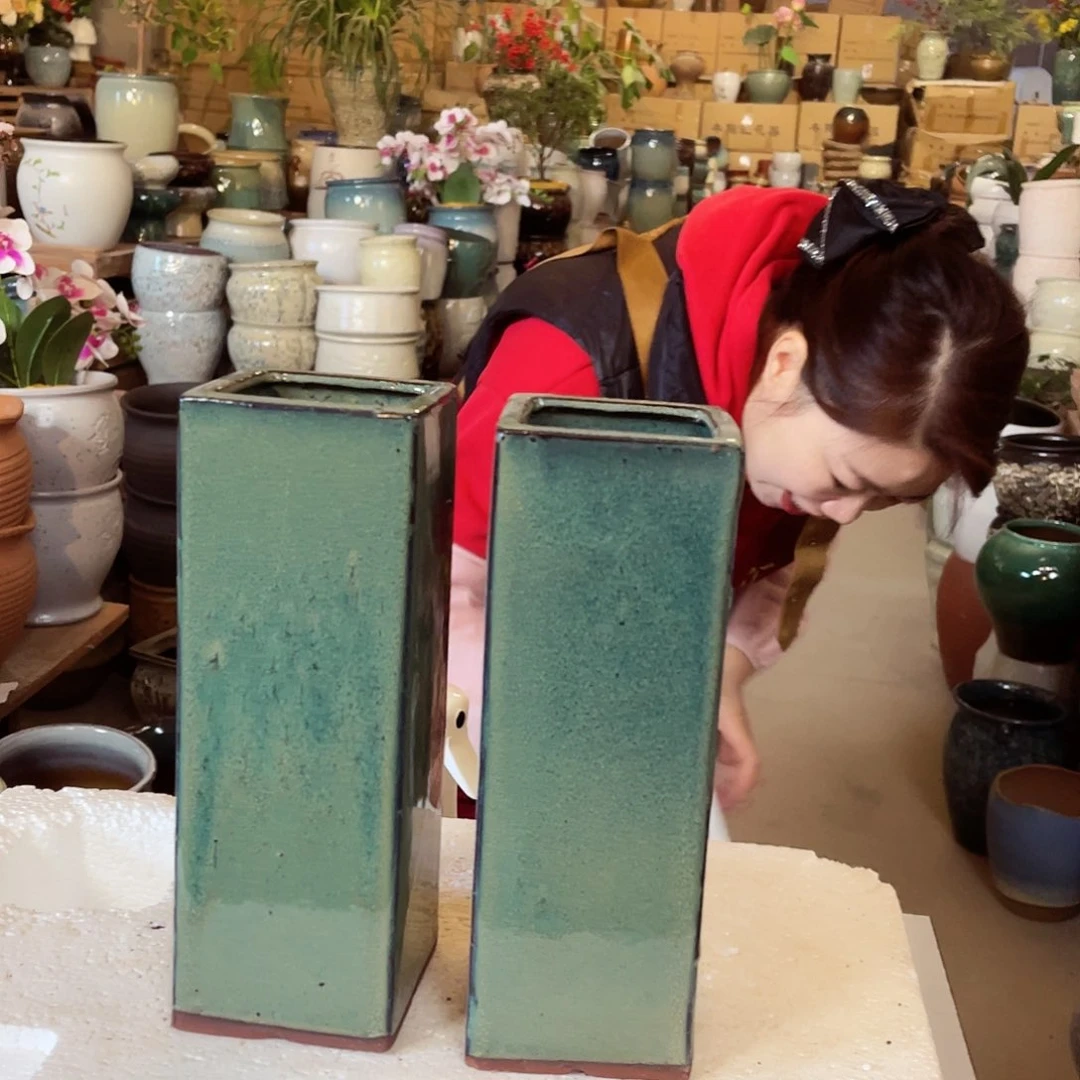 紫砂花盆高度26口径9