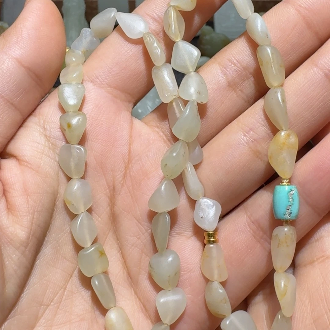 和田玉未镶嵌吊坠(不含链)