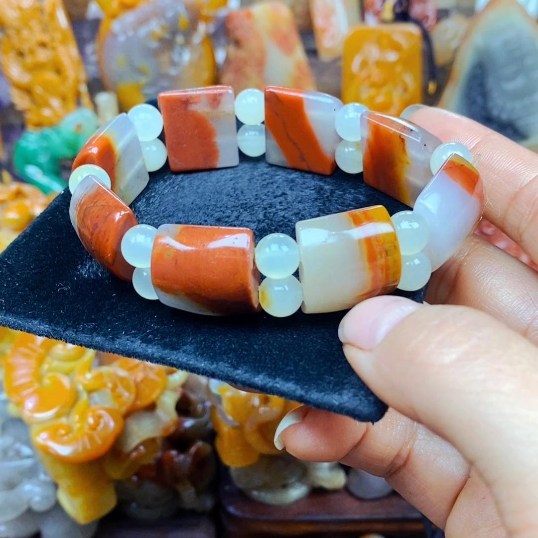 未镶嵌石英质玉（黄龙玉）吊坠(不含链)