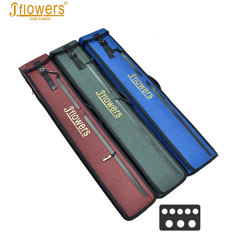 JFLOWERSJF0024大容量台球杆包 雪花料+超纤皮