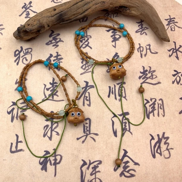 橄榄核项链-多样性发一-250525004【尺寸约2*5mm】