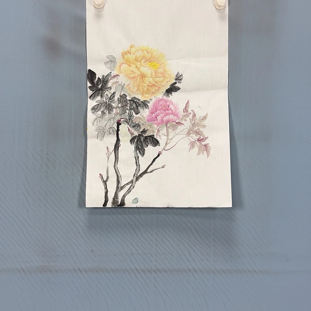 国画187 牡丹一如您初来