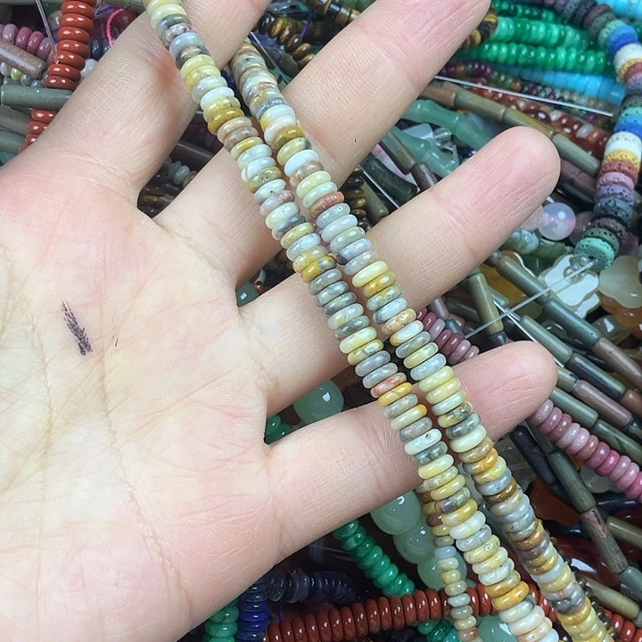 查罗石散珠合金卡2*6隔片一条
