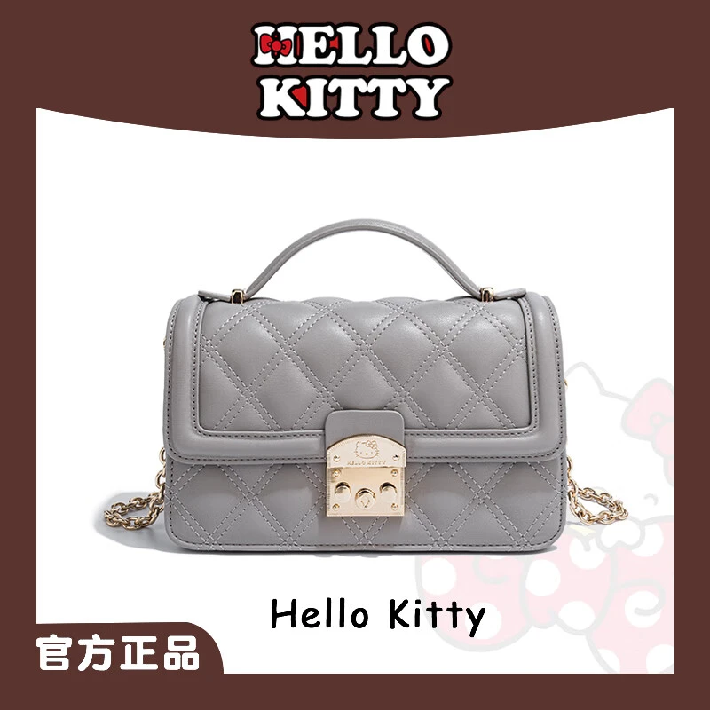 正品小方包菱格链条斜挎包包女轻奢通勤高级质感气质单肩包-41263