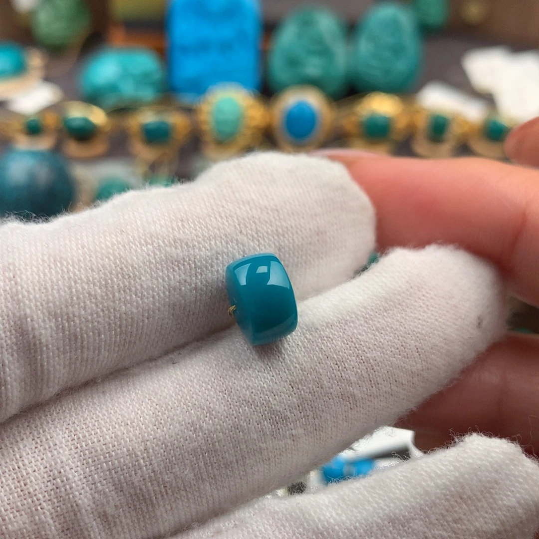 绿松石未镶嵌发饰9.3mm
