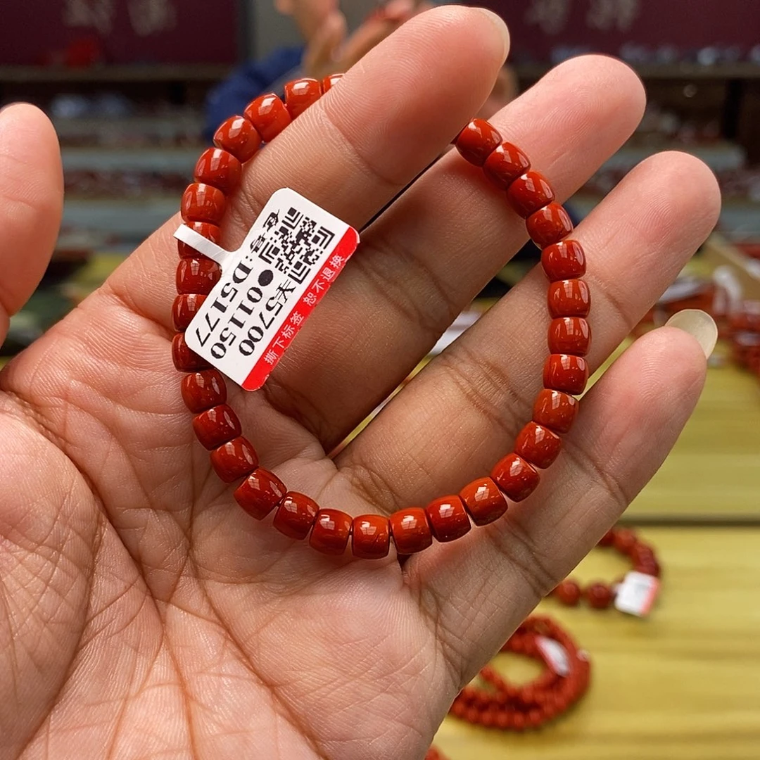 南红玛瑙南红手串6mm多样性发一合金
