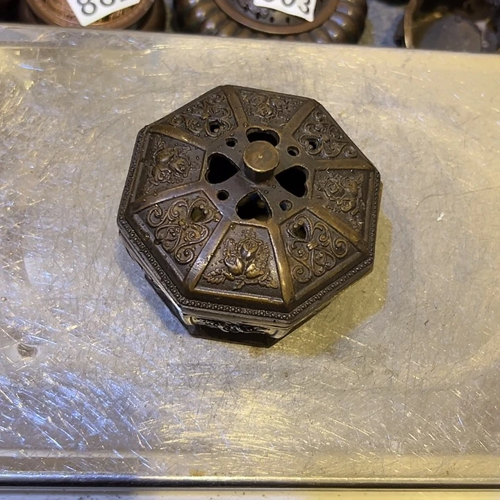 感***心黄铜摆件，文房工艺品摆件