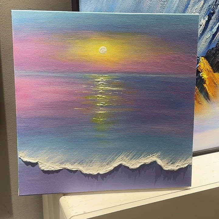 竖款40.40无框大海