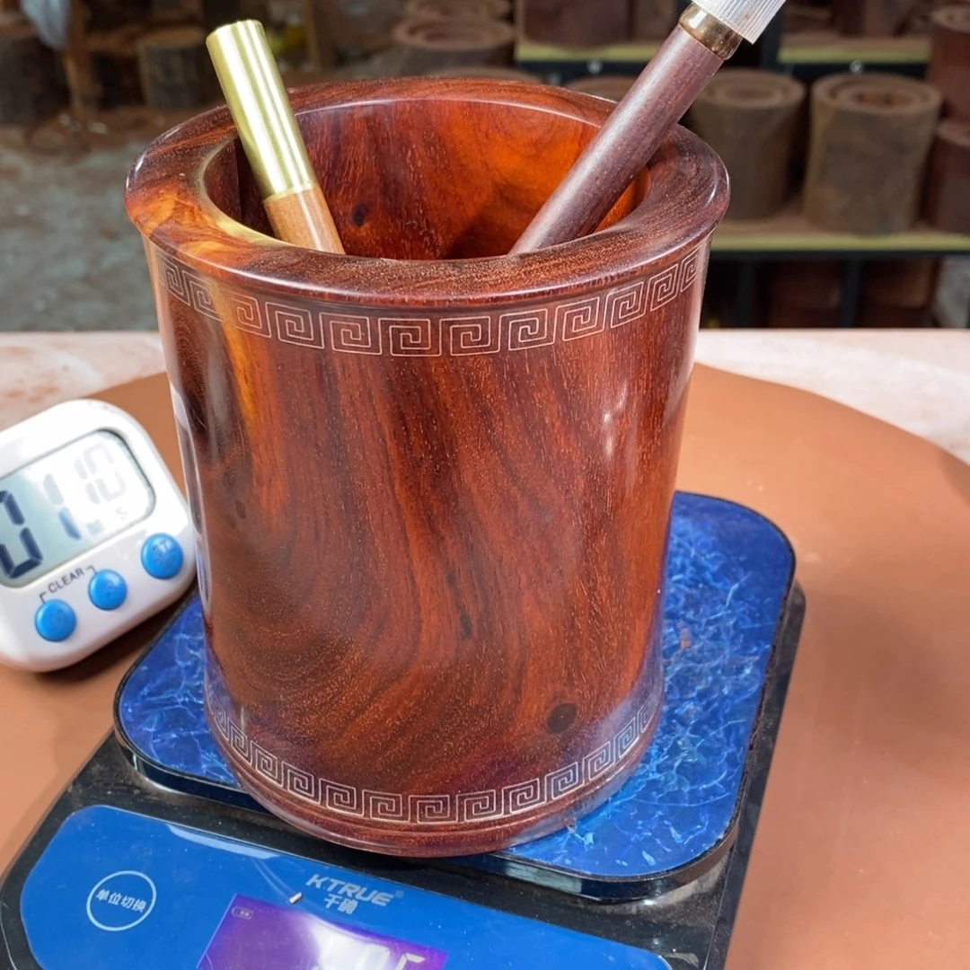 【闪购商品】木乐*7笔筒工艺品防漏价