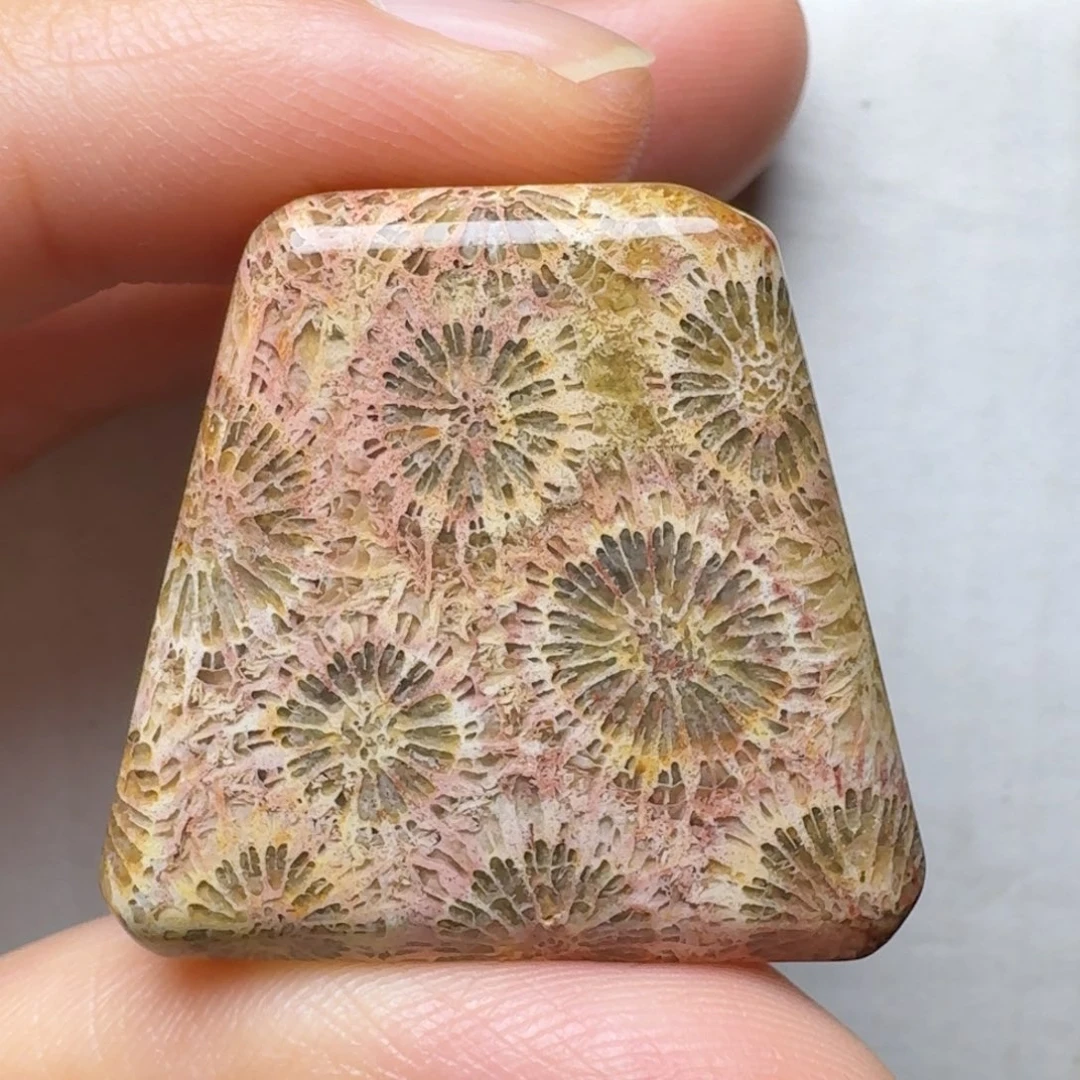 硅化玉未镶嵌油画风大花，做挂件很高级