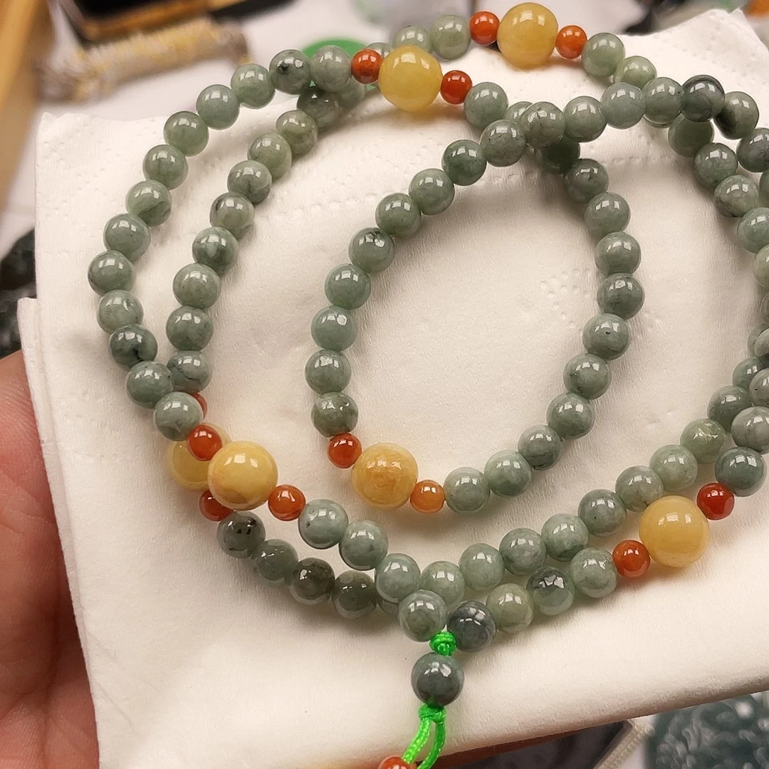 翡翠未镶嵌颈饰天然