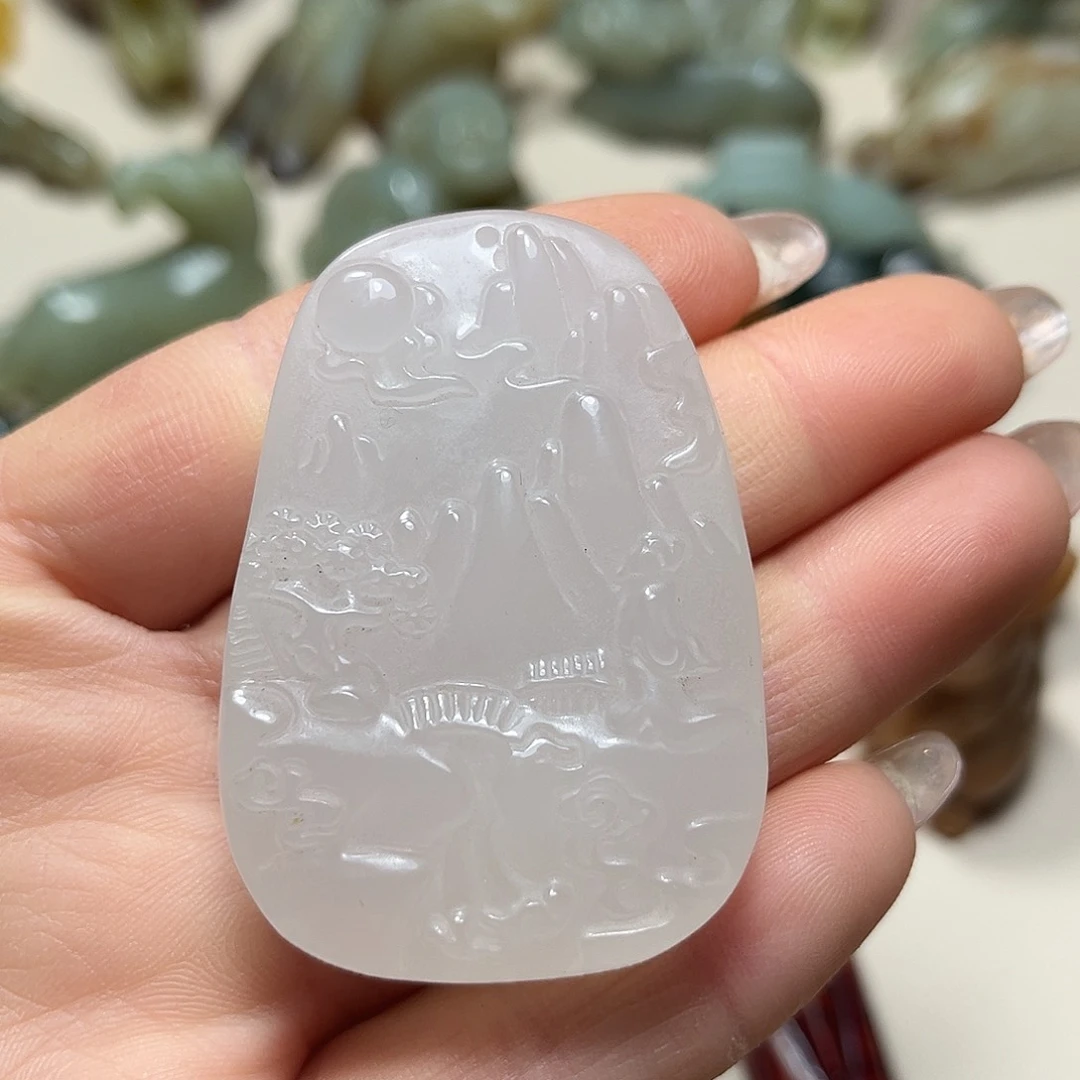 白玉菩提吊坠白玉菩提吊坠