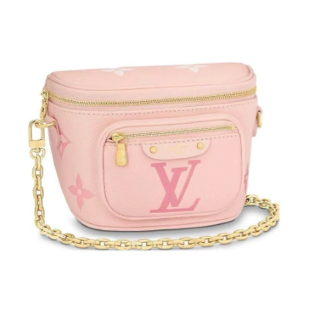 95新 LouisVuitton/路易威登 粉色Bumbag 夏日限定 芯片款/JW3161
