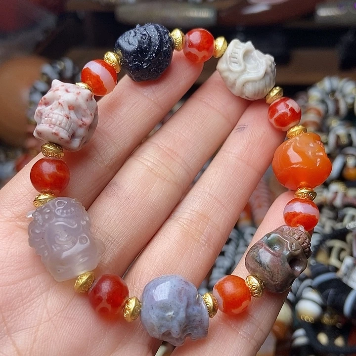 玛瑙/玉髓未镶嵌手链