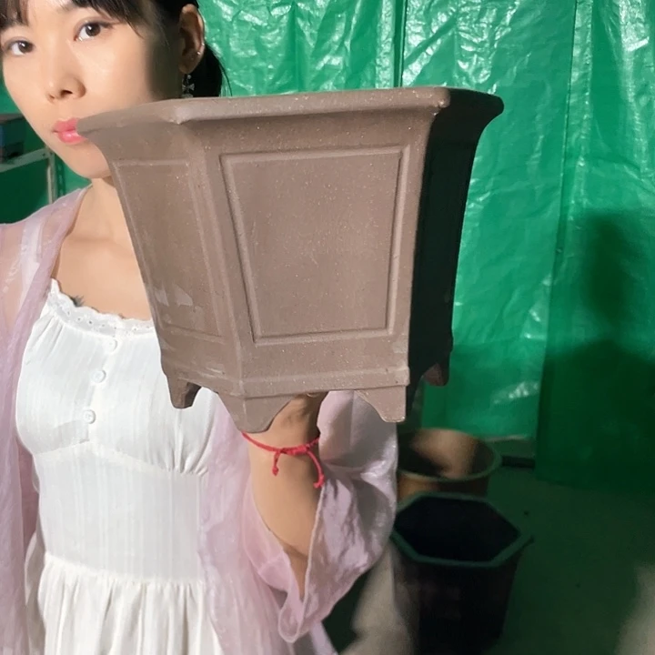 25素面六方花盆花盆花盆花盆