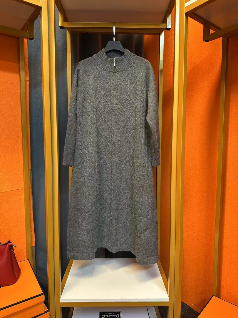 881轻奢定制大码女装连衣裙