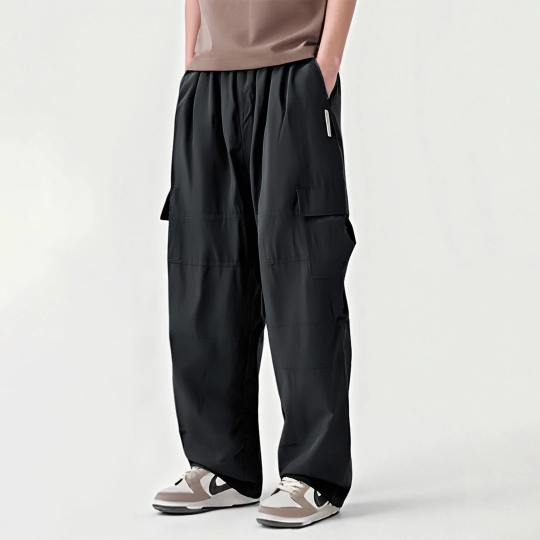 青少年裤子薄款休闲裤夏装工装长裤宽松 AE120 少年说