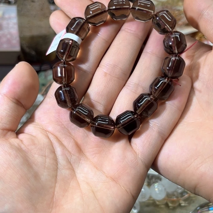 【闪购商品】水晶手链未镶嵌逗**~茶水晶