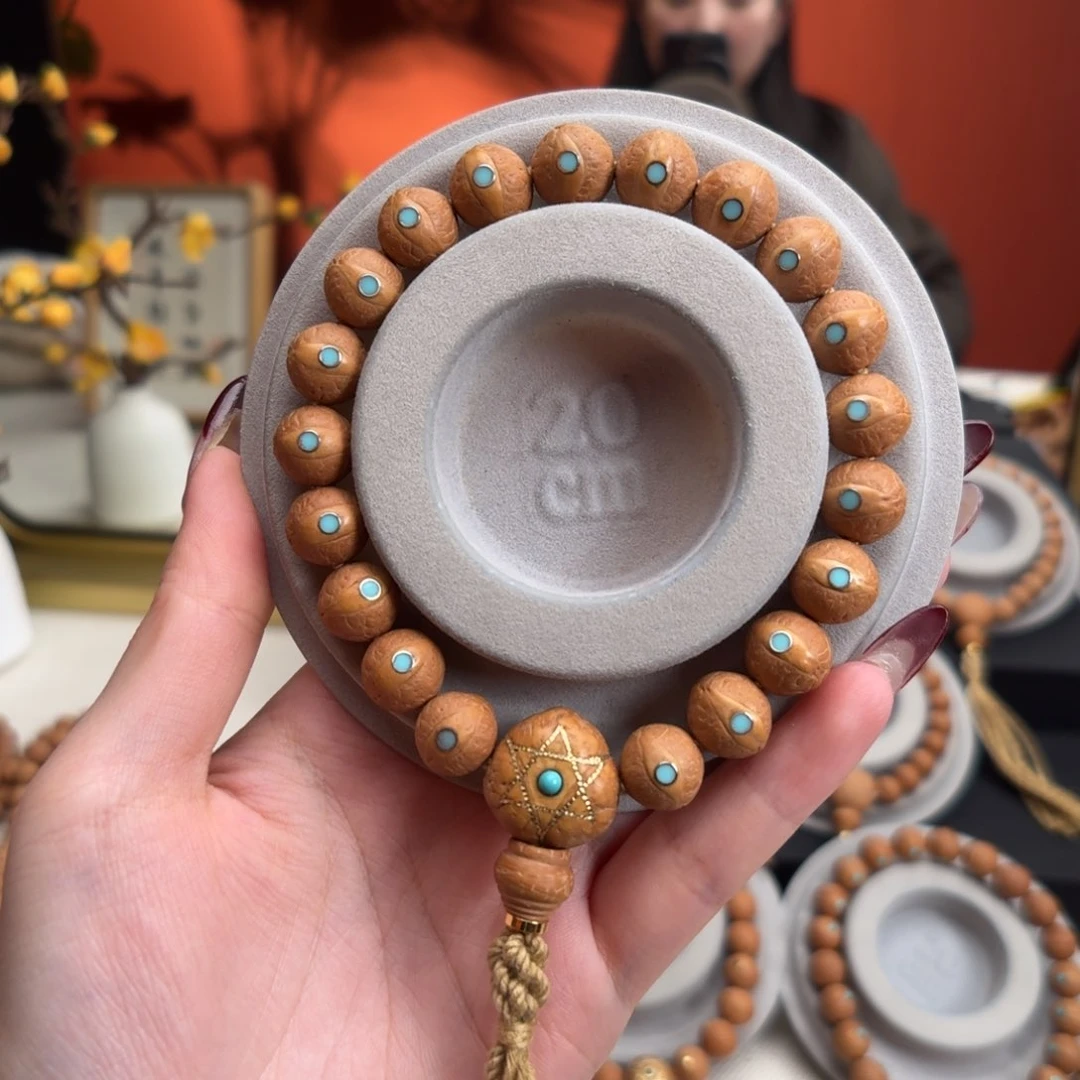 凤眼菩提手串12mm铁籽单圈松钉新籽