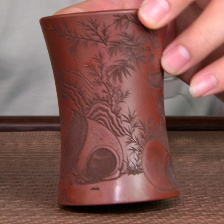 茶杯紫砂高货放漏