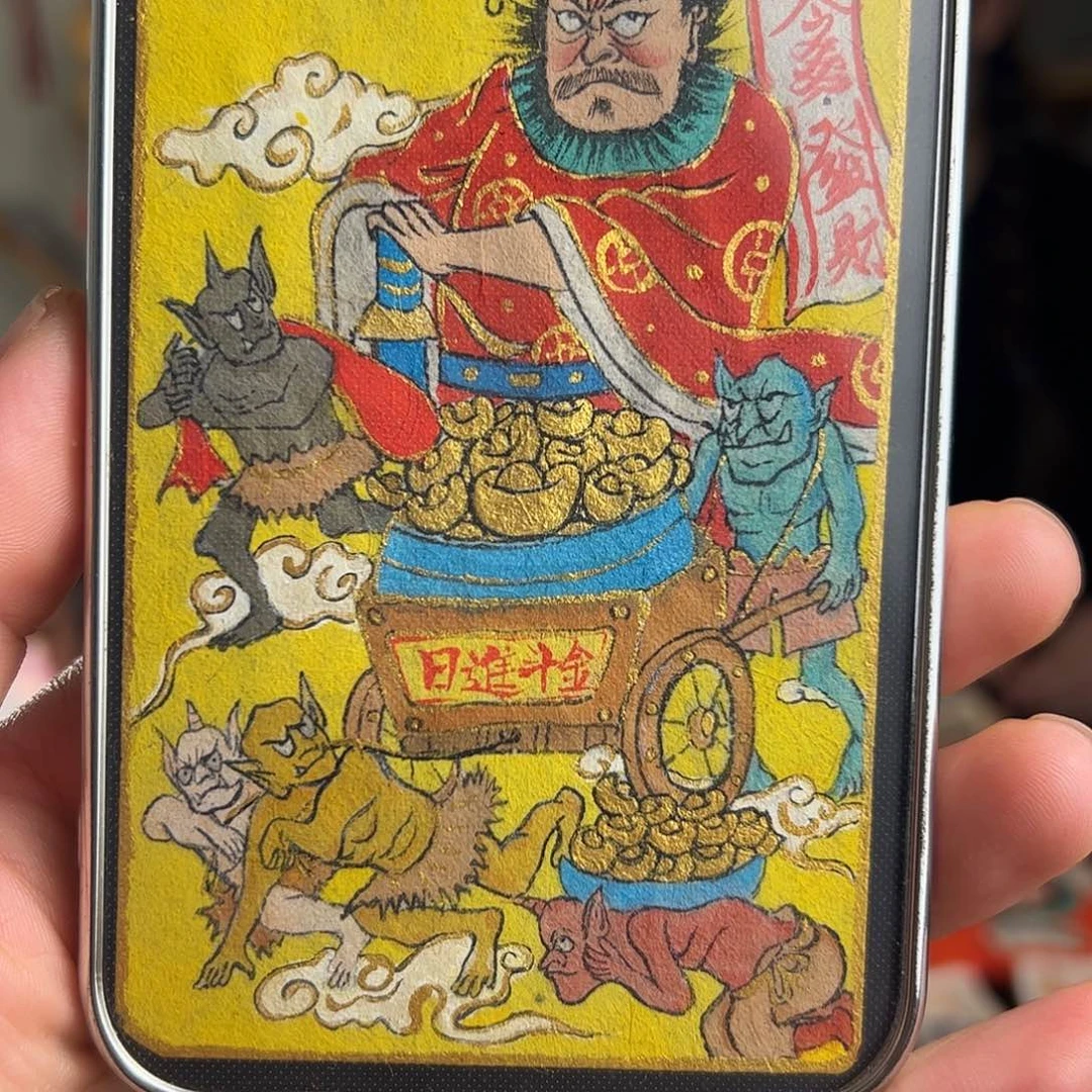 ****。纯手绘钟馗文创画