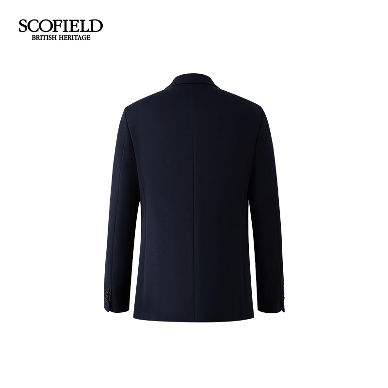 SCOFIELD男装2025秋冬新品商务绅士两粒扣翻领高级西装外套男