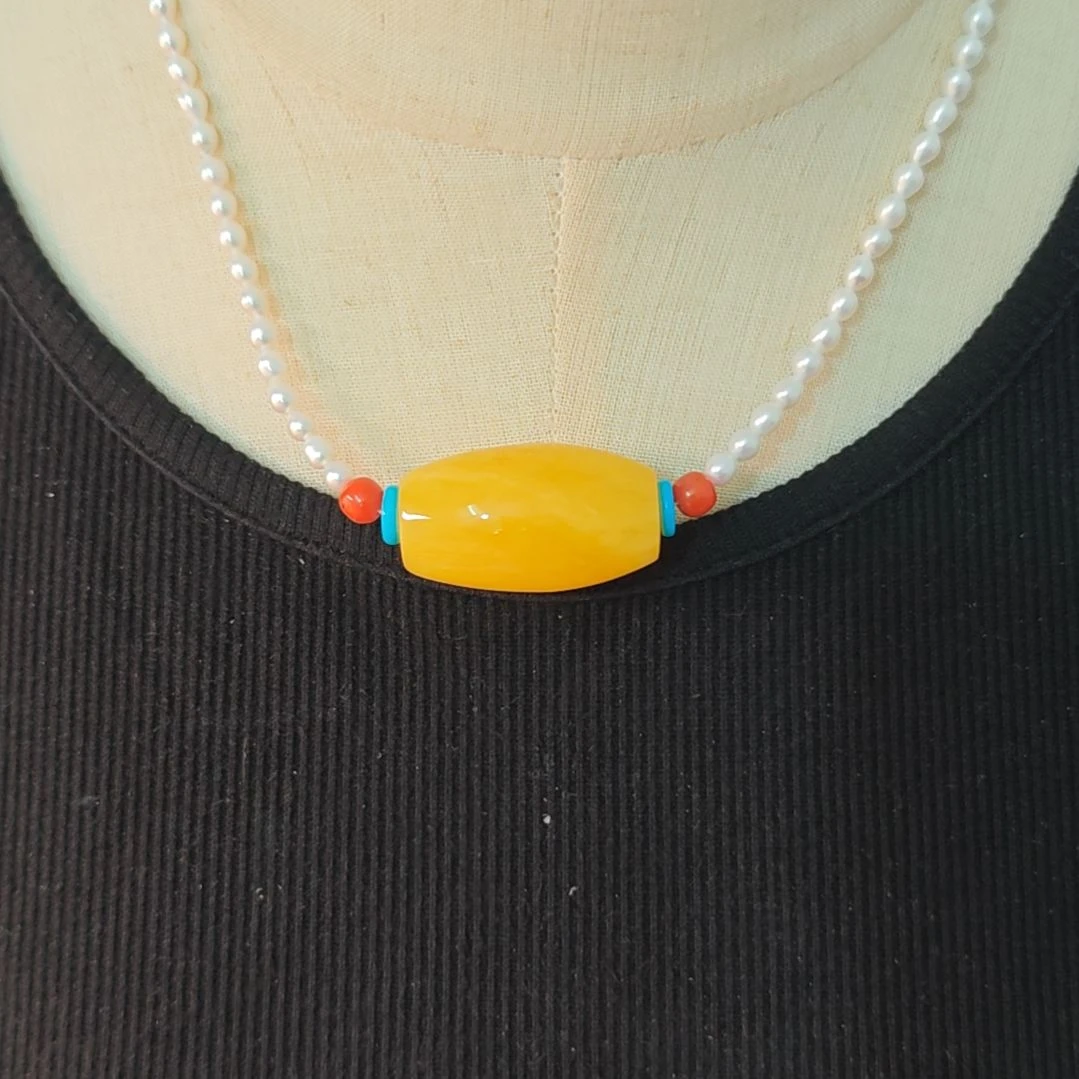 蜜蜡吊坠(赠链)未镶嵌