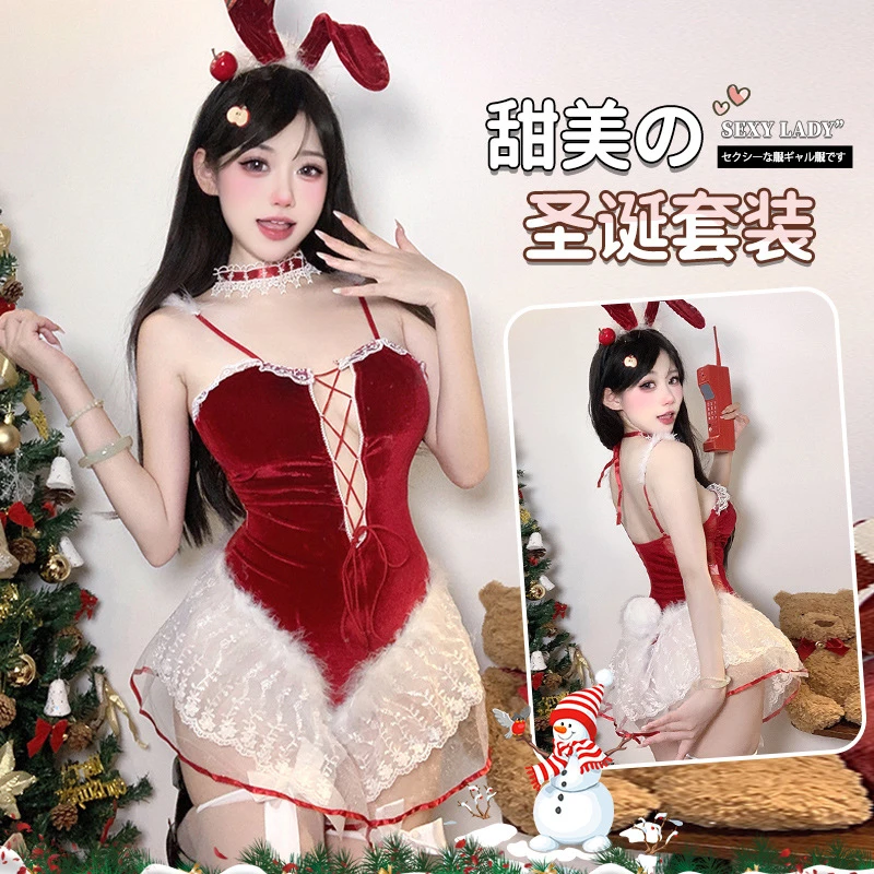 四季通用蕾丝睡裙超短裙动漫性感常规lolita短裙