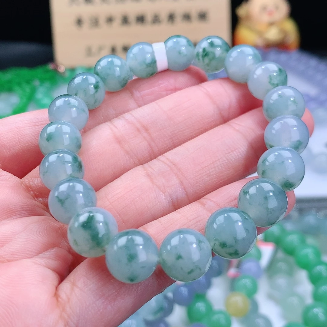 翡翠手链未镶嵌卡10mm