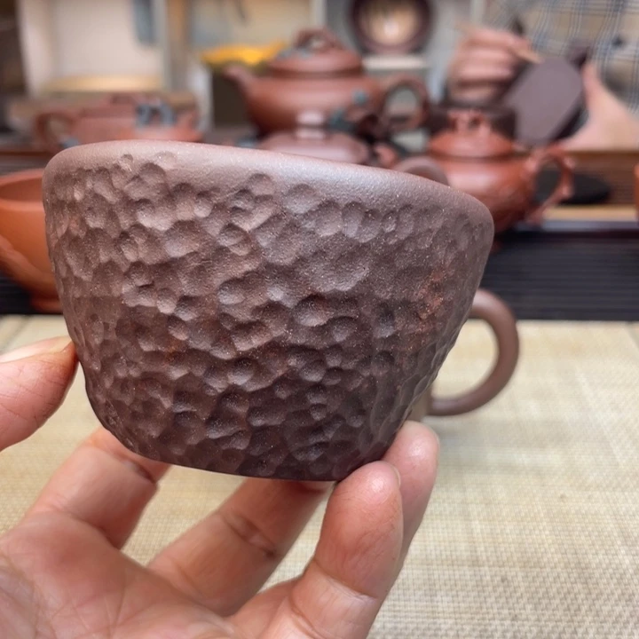 茶杯紫砂全手工制作主人杯