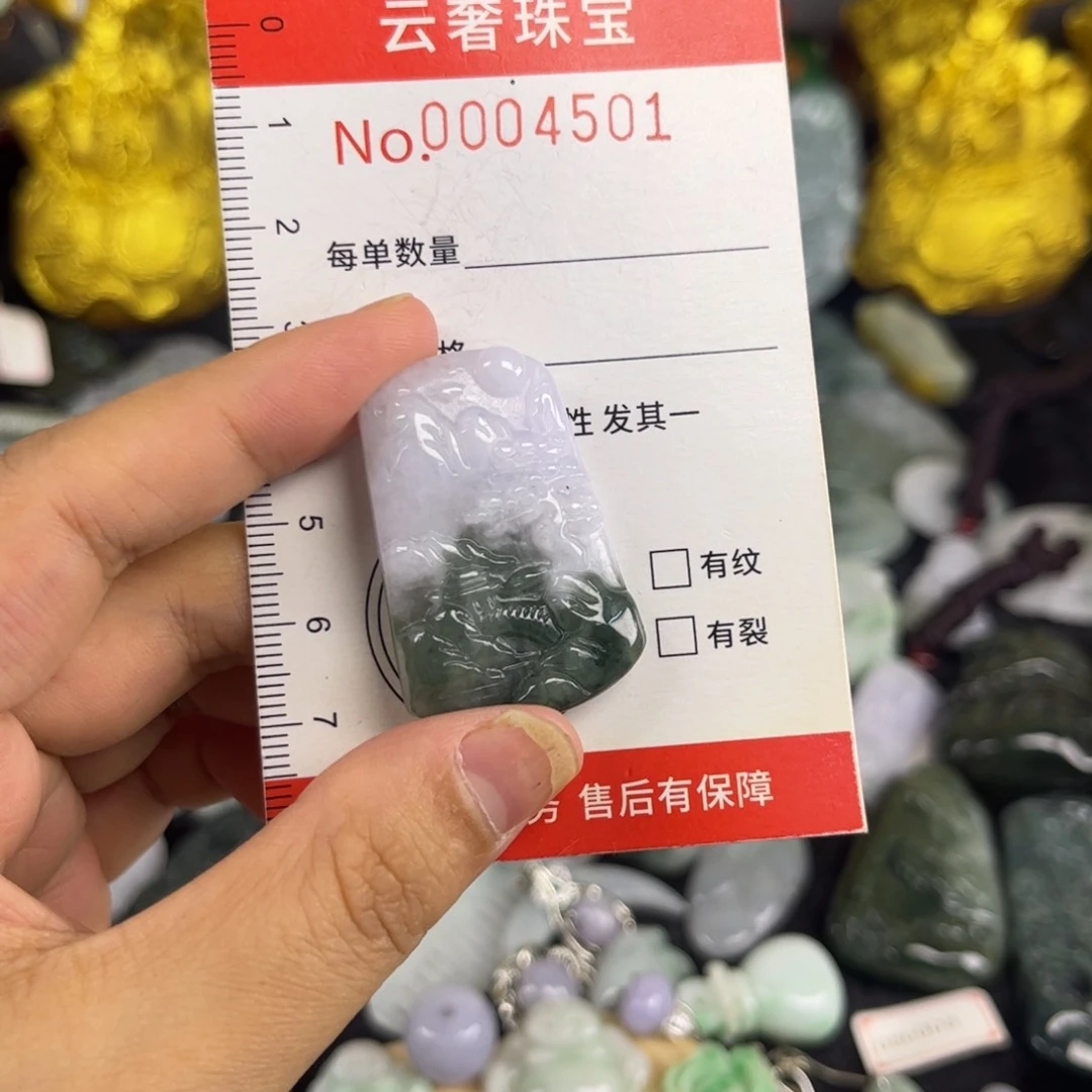 翡翠未镶嵌吊坠(赠链)73