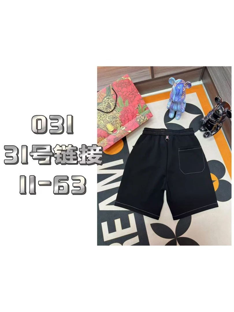 11-63新款夏季明线设计款男士休闲短裤弹力针织