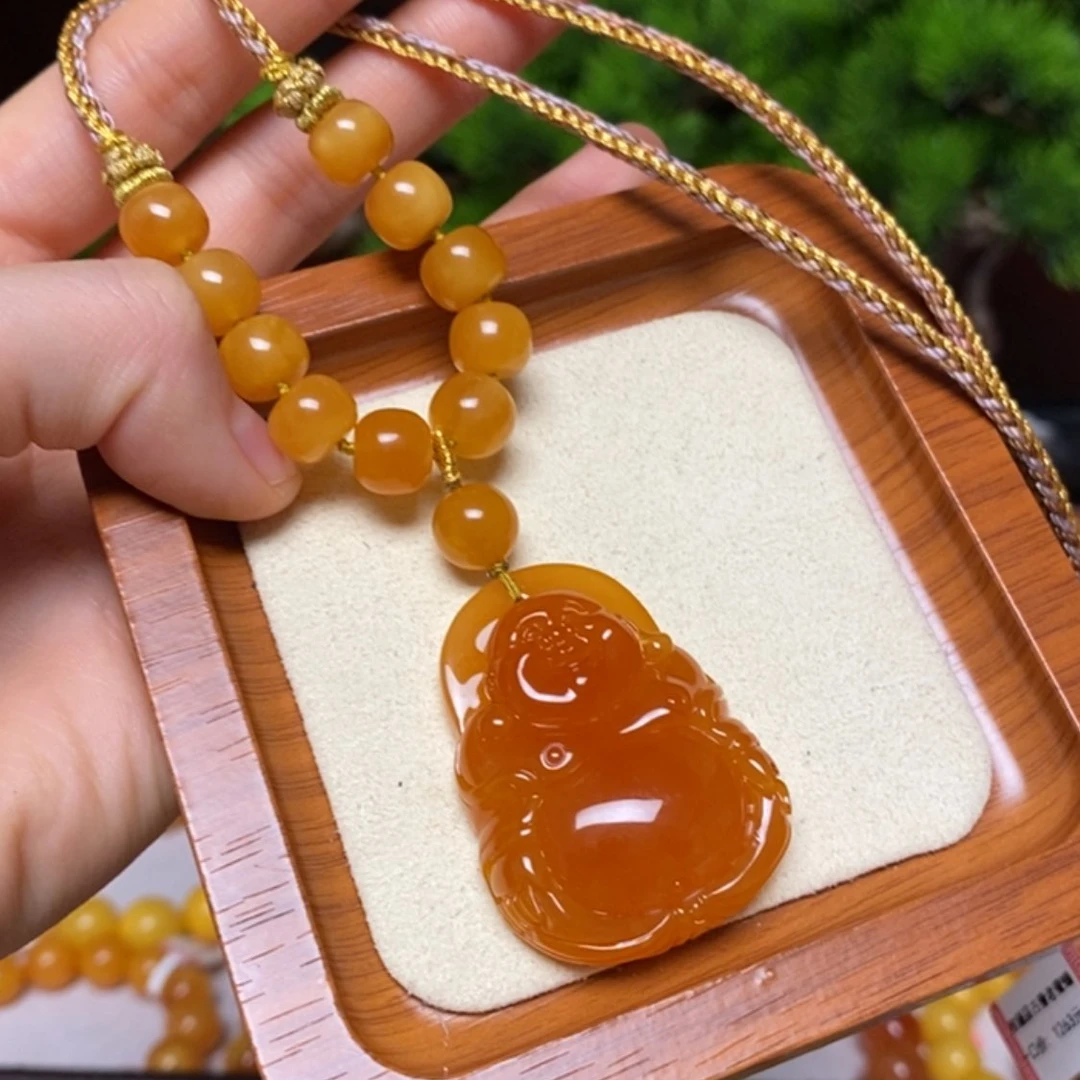 【闪购商品】蜜蜡颈饰未镶嵌项链