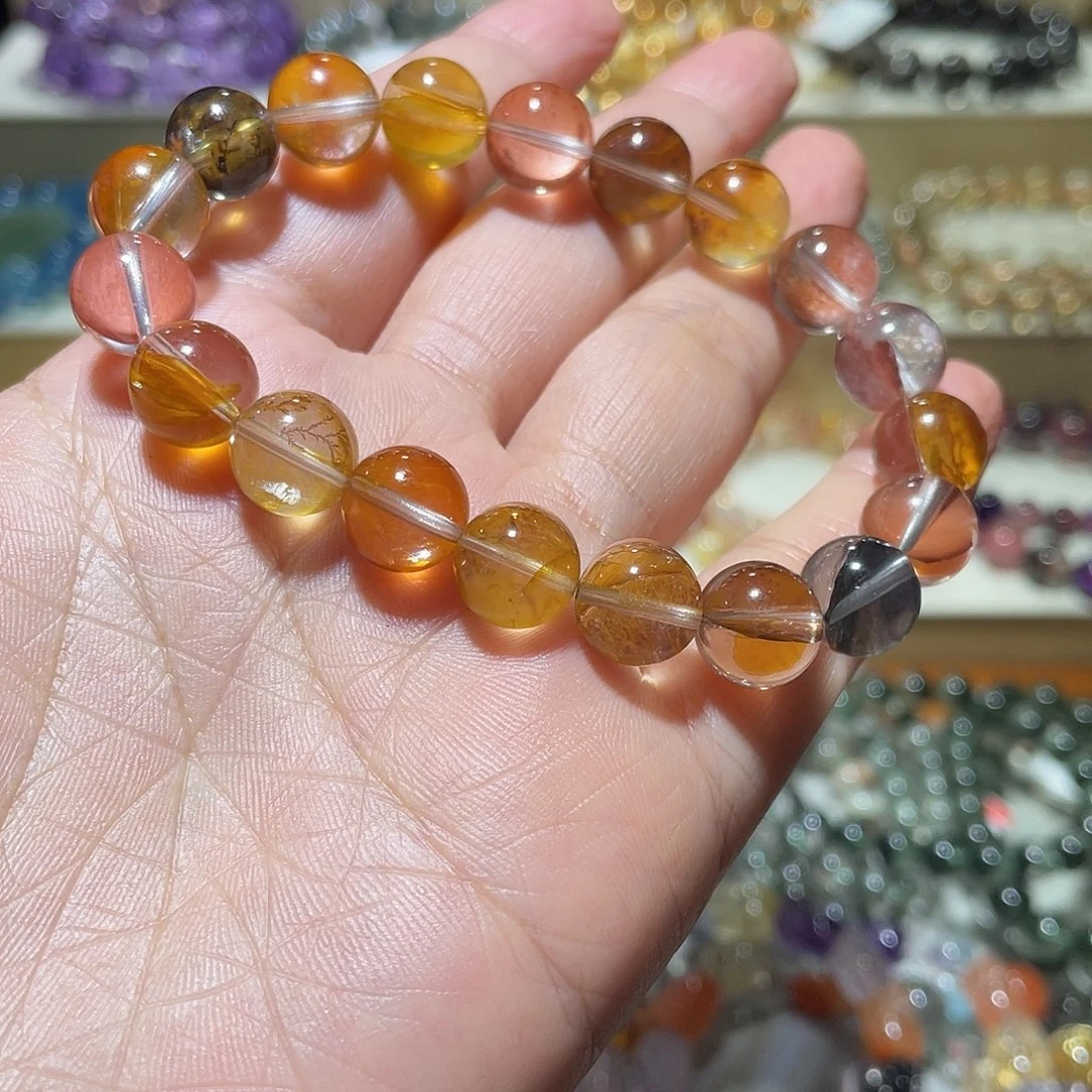 水晶未镶嵌手链彩椒花