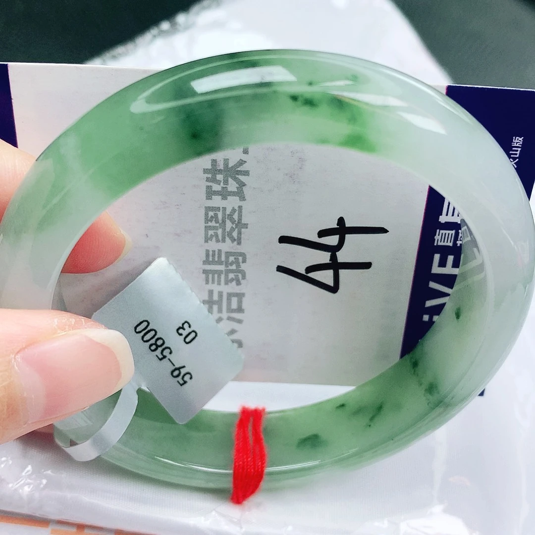 翡翠未镶嵌手镯缅甸天然A货翡翠手镯