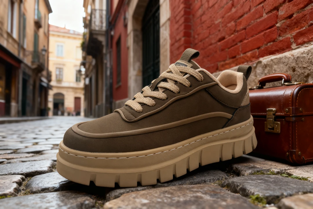 板鞋薄款系带低帮厚款时尚休闲鞋男士厚底百搭户外运动