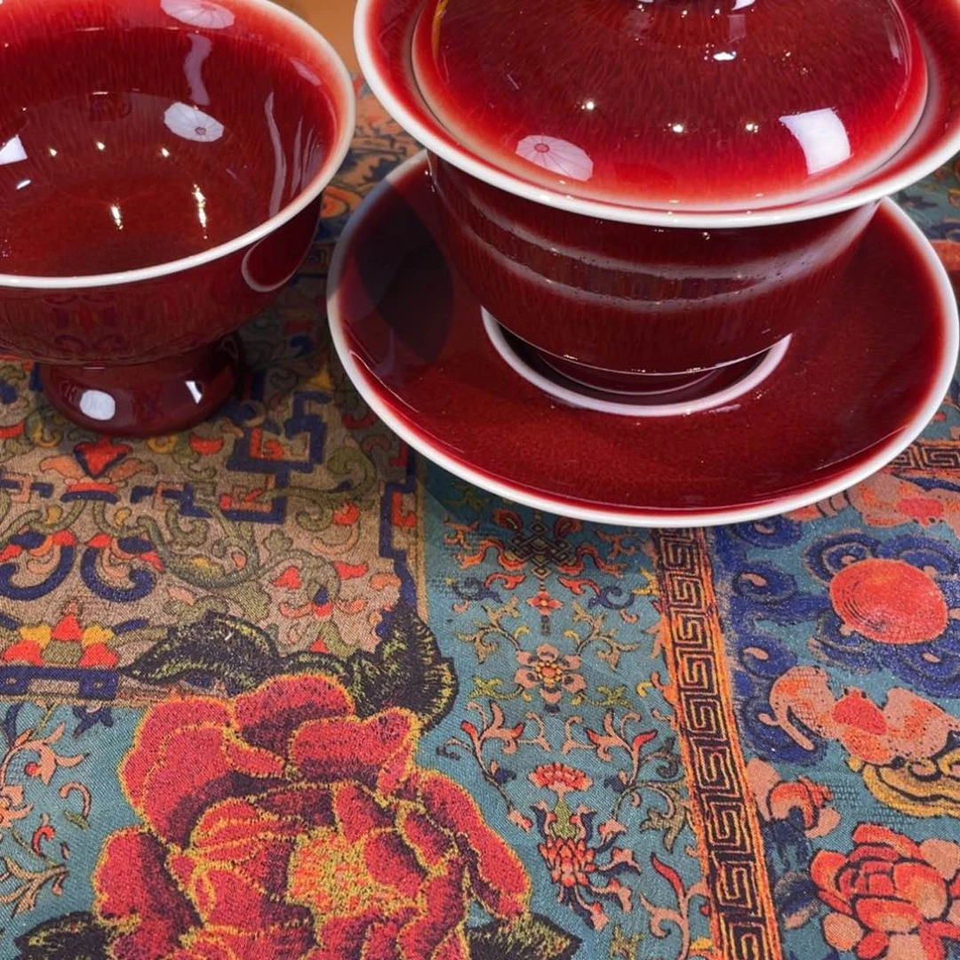 晔*清欢雅玩原矿郎红