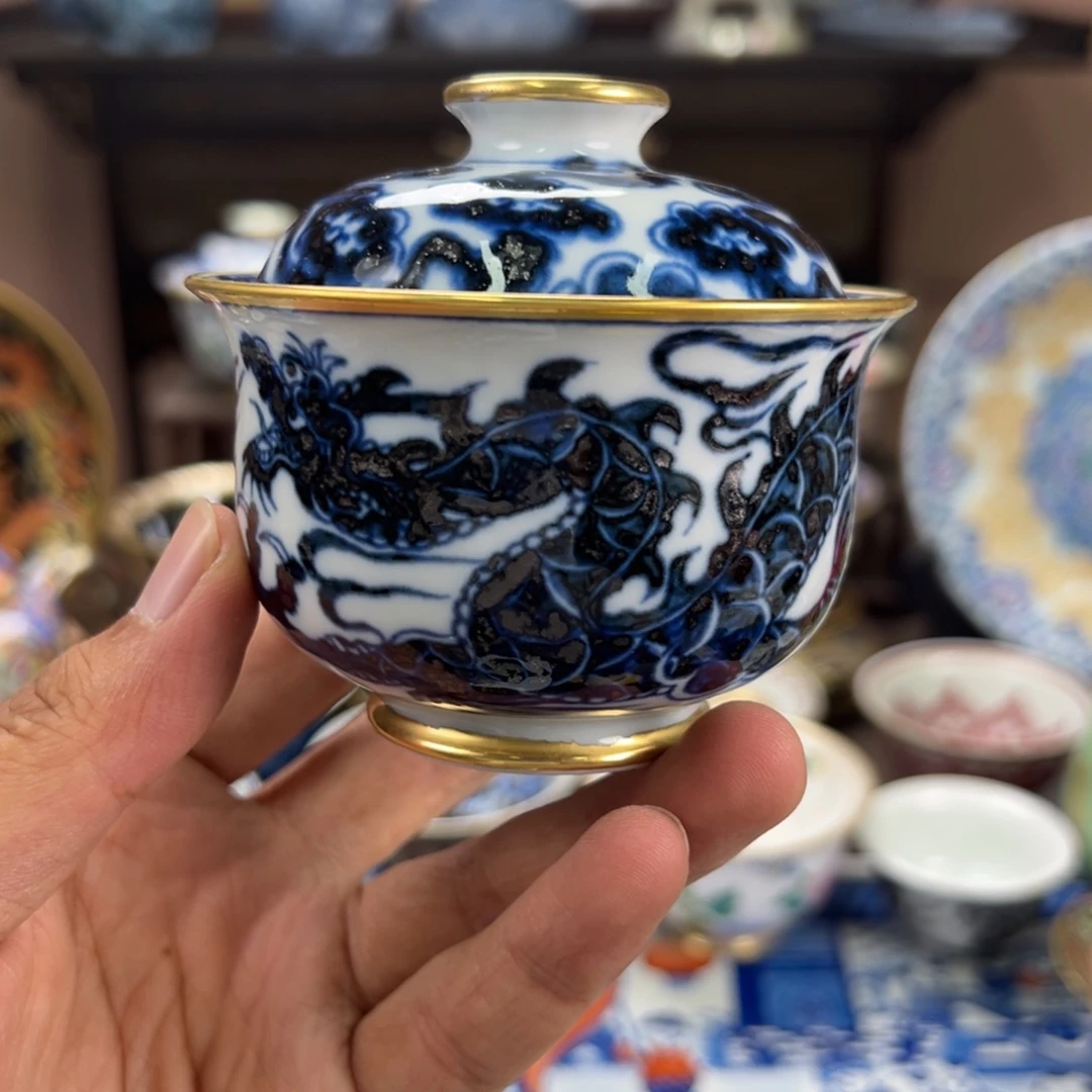 飞***活瓷片景德镇手工手绘陶瓷