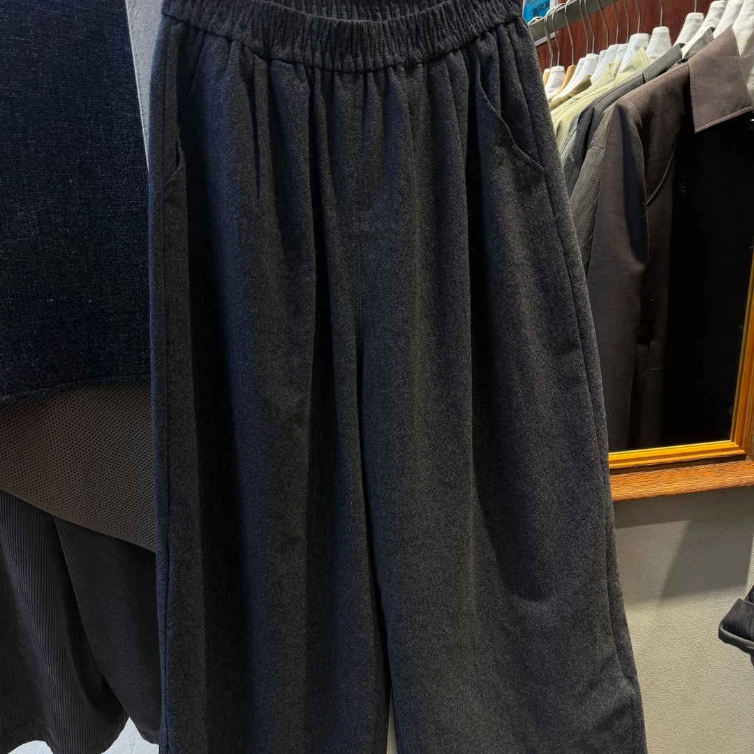 【LT李童】欧货秋冬新款深色系休闲裤