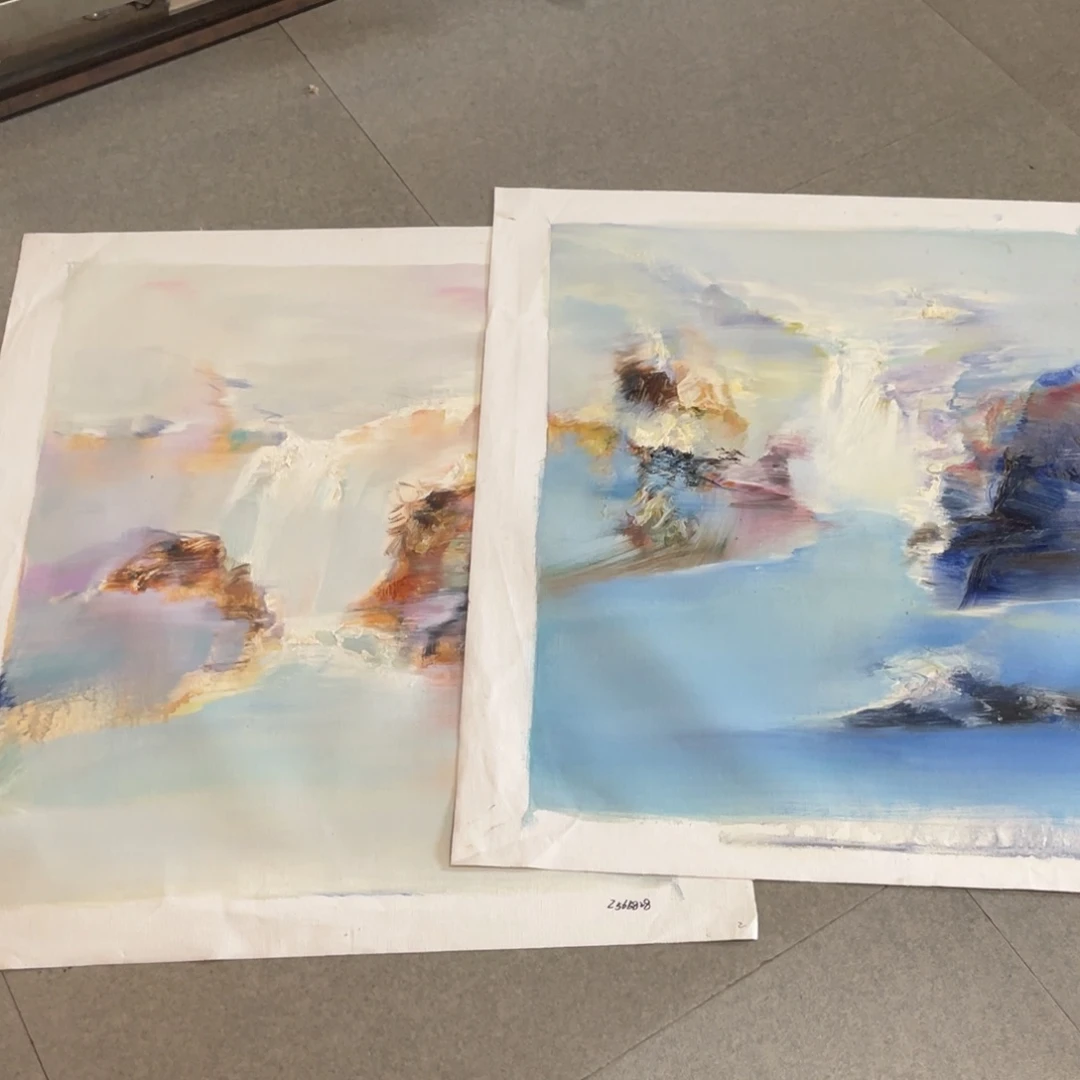 漫***曦油画油画作品入选作品5060
