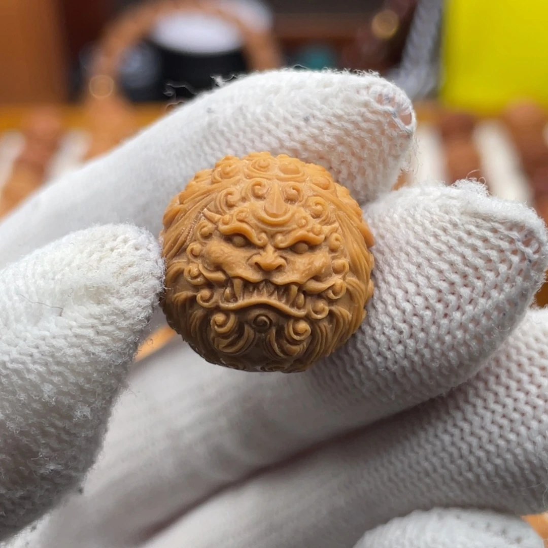 猴头核桃吊坠瑶**o猴头核桃雕刻