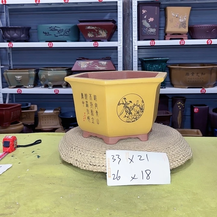 紫砂花盆宜兴紫砂厂