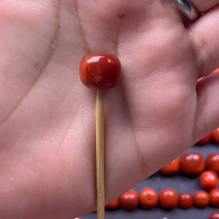 南红玛瑙未镶嵌老型12.8mm