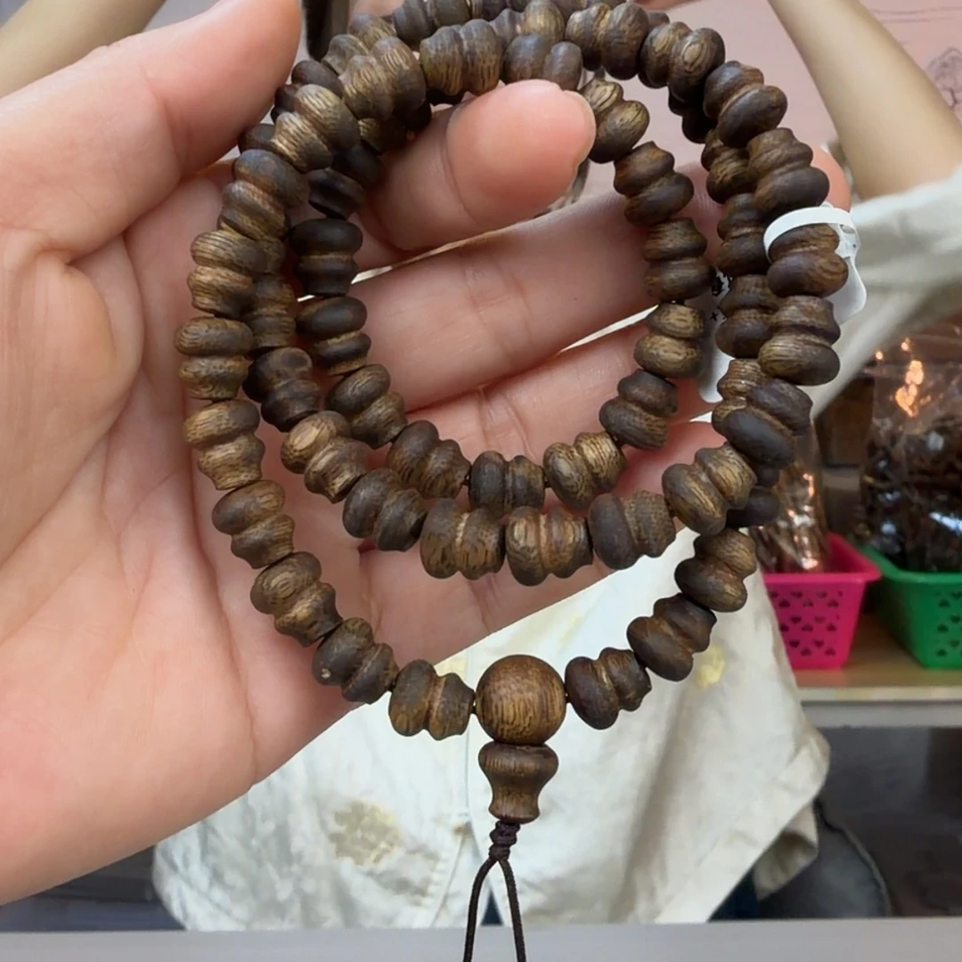 手串沉香海南料莺歌绿奇楠千里香葫芦珠多圈一条0.8mm