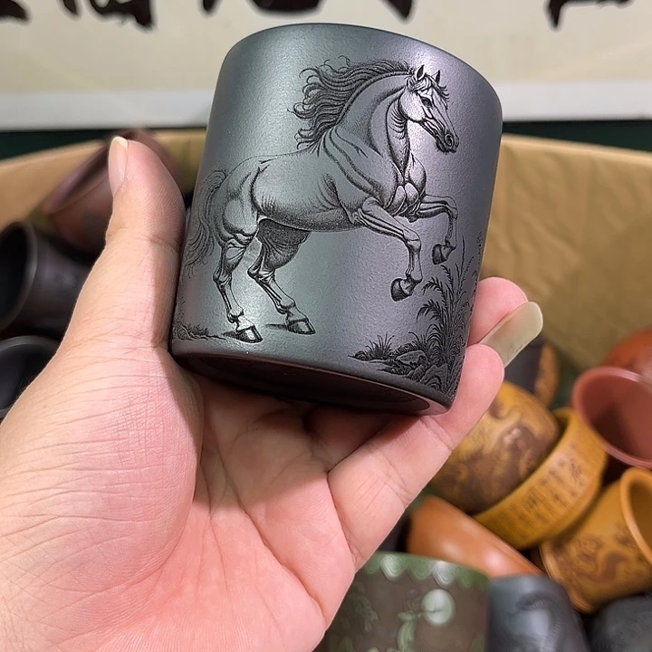 茶杯紫砂全手工紫砂主人杯